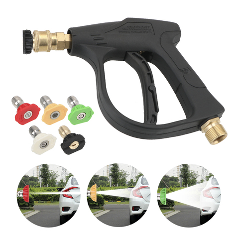 New Car High Pressure Water Gun 14mm M22 Socket 1/4