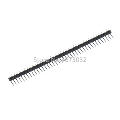 10pcs/lot Pin Header 2.54mm Right Angle Pin Connector Single Row Male 2.54 Breakable Pin Header 40 Pin 1*40Pin ► Photo 1/2
