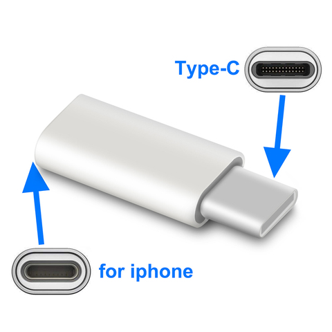 Adaptador for iphone To Type C Adapter 8 pin To Usb c Splitter for IPhone Huawei P20 Pro Samsung Typec Charger Adaptateur Jack ► Photo 1/6