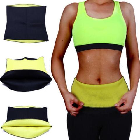 Yellow Waist Sports Belt Fat Burning Belt Sports Men Women Slimming Waist Band Waist Belt ► Photo 1/6