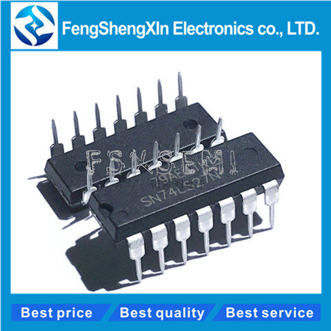 10pcs/lot  HD74LS27P SN74LS27N 74LS27 DIP-14 TRIPLE 3-INPUT NOR GATE IC ► Photo 1/1