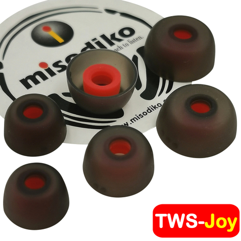 misodiko TWS-Joy Silicone Earbuds Tips for Jabra Elite 75t, Elite 65t/ Active/ Sport, Evolve 65t, Creative Outlier Air/ Gold ► Photo 1/6