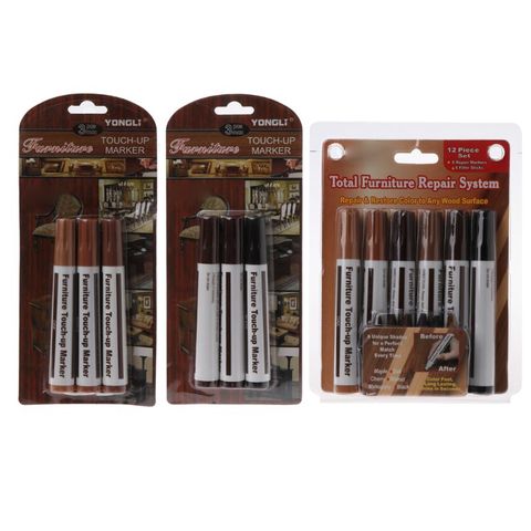 Wood Repair System Kit Filler Sticks Touch Up Marker Floor Furniture Scratch Fix  Crayons & Markers ► Photo 1/6