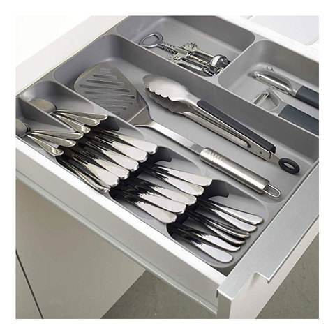 New Kitchen Drawer Organizer Tray Spoon Cutlery Separation Finishing Storage Box Cutlery Kitchen Storage Organization ► Photo 1/6