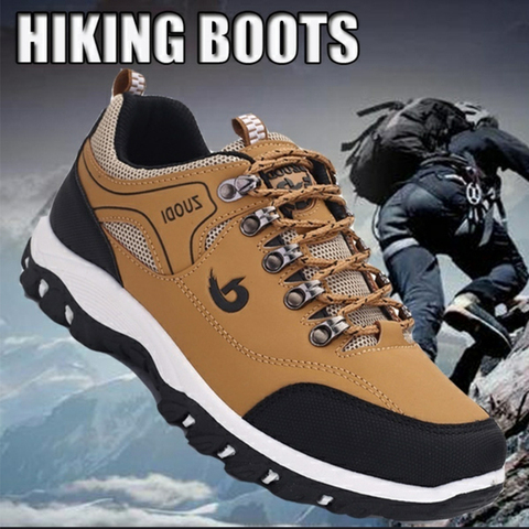 Men Climbing Shoes Non Slip Hiking Shoes for Men Waterproof Trekking Sneakers Man Fishing Camping Shoes Hunting Boots Plus Size ► Photo 1/6