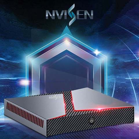 NVISEN GX01 Gaming Office MINI PC GTX 1650 Intel Core i9-9880H i9-8950HK i7-9750H DP UHD 4K MINI PC Windows 2*DDR4 Computer ► Photo 1/6