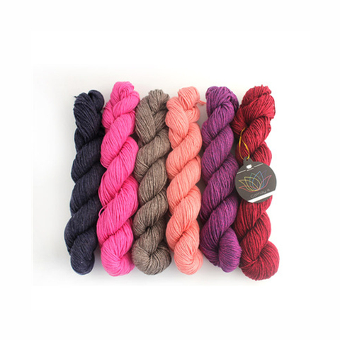 50g Hank Silk Tibetan Yak Yarn Soft Hand Knitting Crochet DIY Sweaters Shawls And Fashion Clothes Cathay 4 ► Photo 1/5