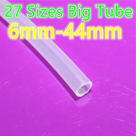 1 Meter 27 sizes 6mm to 44mm Food Grade Transparent Silicone Tube Rubber Hose Water Gas Pipe Dropshipping ► Photo 1/2