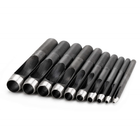 High Quality Punching Leather Hole Punch Round Steel Leather Craft Hollow Hole Punch 1mm-25mm Metal Gaskets Plastic Rubber Tools ► Photo 1/6