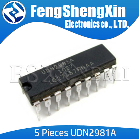 5pcs UDN2981A DIP-18 UDN2981 DIP18 UDN2981AT DIP  8-CHANNEL SOURCE DRIVERS ► Photo 1/1