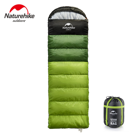 Naturehike Winter Sleeping Bag Ultralight Compact Potable Envelope Cotton Quilt Spliced Travel Outdoor Camping Sleeping Bag ► Photo 1/6