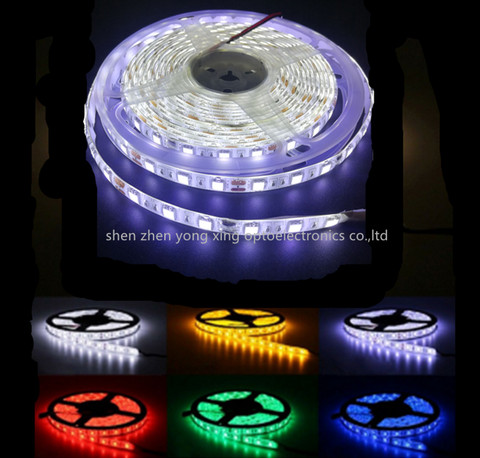 DC12V 1M 5M SMD 5050 RGB white Waterproof 300 LED Flexible 3M Tape Strip Light ► Photo 1/6