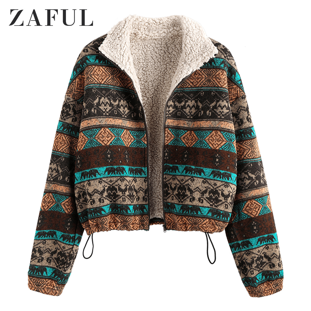 ZAFUL Womens Hooded Faux Fur Coat Oversize Open Front Soft Cardigan Outwear for Winter