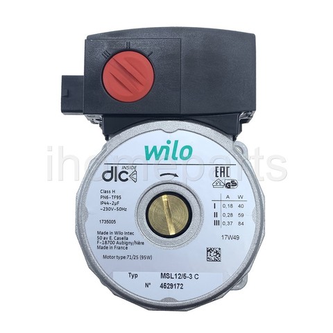 MSL12/5-3C 84W Gas Boiler Part Wilo Water Circulation Pump Motor Compatible with KSL12/5-3C ► Photo 1/3