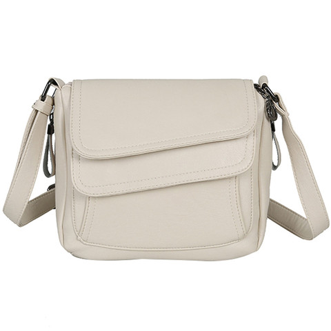 Winter White Handbag Soft Leather Luxury Handbags Women Bags Designer Female Shoulder Messenger Bag Mother Bags For Women 2022 ► Photo 1/6