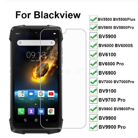 Glass on Blackview BV5500 BV5800 BV5900 BV6000S BV6100 BV6800 BV6900 BV7000 Pro BV9100 BV9700 BV9800 BV9900 Pro Screen Protector ► Photo 1/6