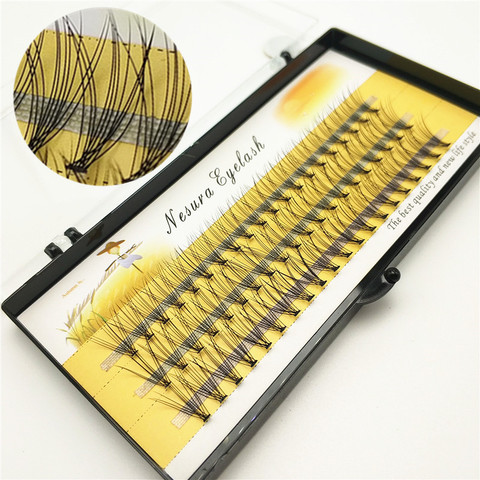 Fashion 60pcs Professional Makeup Individual Cluster Eye Lashes Grafting Fake False Eyelashes Free Shipping ► Photo 1/6