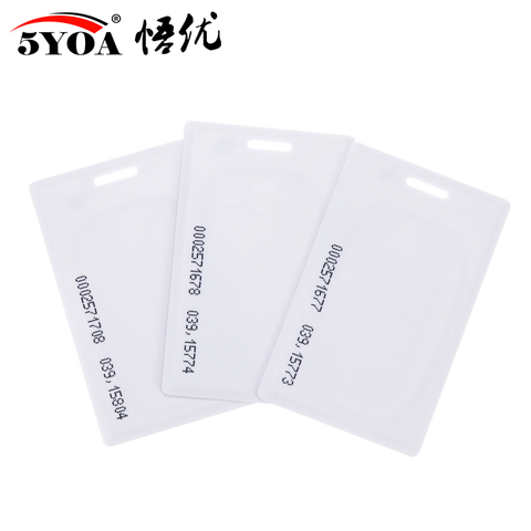 10pcs 1.8mm EM4100 Tk4100 125khz Access Control Card Keyfob RFID Tag Tags Key Fob Token Ring Proximity Chip ► Photo 1/6