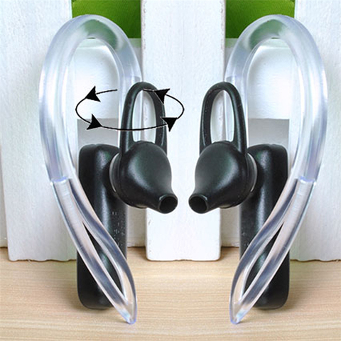 2Pc Portable 6mm 7mm 8mm 10mm Bluetooth Earphone Transparent Silicone Earhook Loop Clip Headset Ear Hook Replacement Accessories ► Photo 1/6