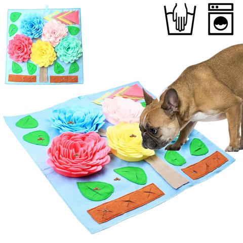 Washable Snuffle Mat for Dog, Sniffing Pad, Puzzle Toy, Slow