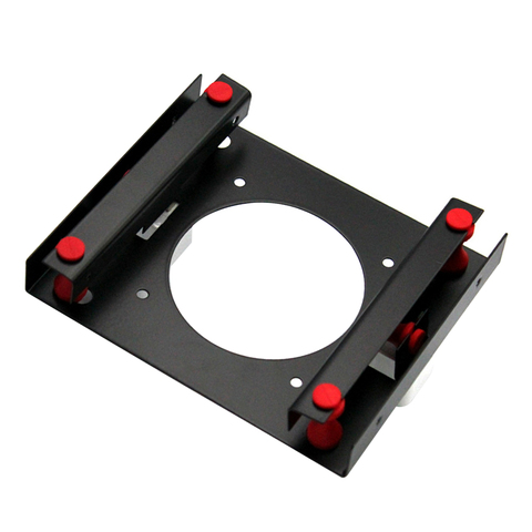 XT-XINTE Hard Disk Shock Absorber Bracket HDD SSD Converter Bracket Converts 3.5 to 5.25 Inch Hard Drive Bay Mounting Bracket ► Photo 1/4