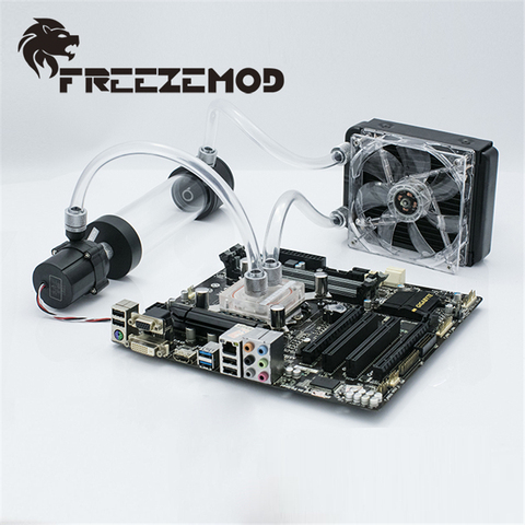 FREEZEMOD High Quality FREEZEMOD-BKS1 Computer Water Cooling System Set Baisc Set 1 For Soft Pipe. FREEZEMOD-BKS1 ► Photo 1/6