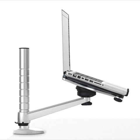 OA-1 aluminum single arm swivel LCD Monior Holder+ Laptop Holder Stand Table F 9inch 10inch pad desk mount ► Photo 1/3