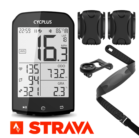 NEW GPS Bicycle Computer Bike Speedometer M1 Cycling ANT+ Cadence Sensor Heart Rate Monitor For Garmin Bryton IGPSPORT Strava ► Photo 1/6