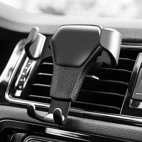 Universal Gravity Auto Phone Holder Car Air Vent Clip Mount Mobile Phone Holder CellPhone Stand Support For iPhone For Samsung ► Photo 1/6