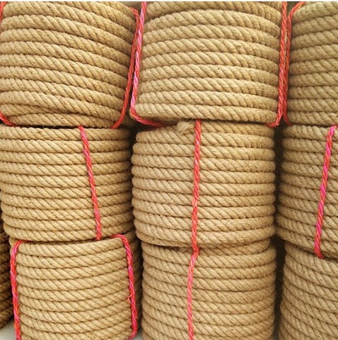 1mm-20mm coarse natural hemp rope tied rope outdoor rope staircase decorated fence rope diy manual ► Photo 1/6