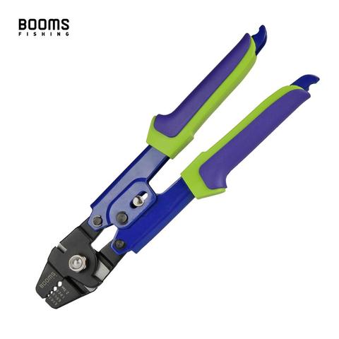 Booms Fishing Crimping Pliers Suitable For 0.1-2.2mm Sleeve With Side Cutters for Leader Line Cutting ► Photo 1/6