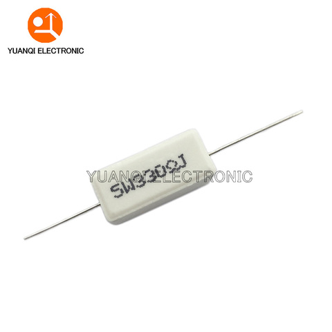 10pcs 5W 5% Cement Resistor Power Resistance 0.1 ~ 10K 0.1R 0.5R 1R 10R 100R 0.22 0.33 0.5 1 2 5 8 10 15 20 25 30 100 1K 10K ohm ► Photo 1/2