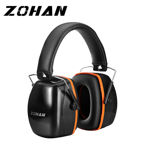 ZOHAN Noise Reduction Safety Earmuffs Headphone  NRR 28dB Shooters Hearing Protection Earmuffs Adjustable  Ear Protector Headset ► Photo 1/6