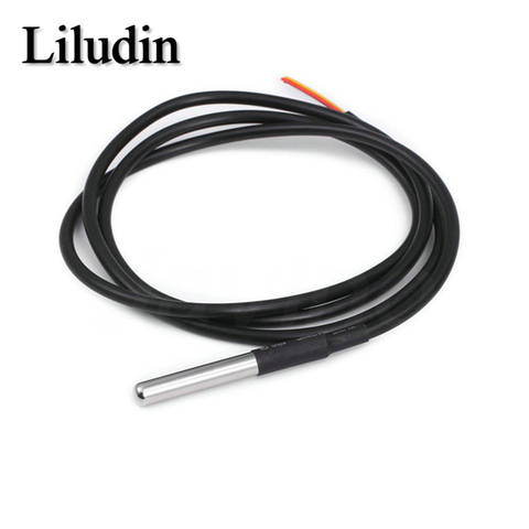 DS1820 Stainless steel package Waterproof 1 2 3 Meter DS18b20 temperature probe temperature sensor 18B20 For Arduino ► Photo 1/6