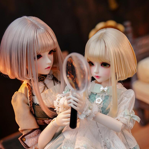 New Fashion Style 1/3 1/4 1/6 Bjd Wig High Temperature Wire Bjd Wig SD For BJD Doll Wig Doll Accessories ► Photo 1/4