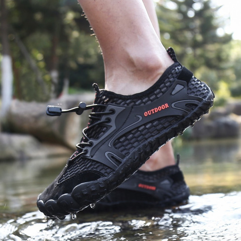 Water Shoes Men Aqua Shoes Beach Shoes Quick Drying Upstream Shoes Barefoot Outdoor Yoga Skin Shoes Swimming Shoes Sport Diving ► Photo 1/6