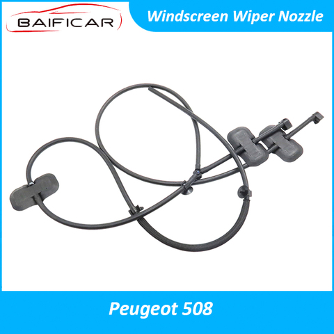 Baificar Brand New Genuine Windscreen Wiper Nozzle 2PCS Windshield Washer Cleaner Tube Front 9673401080 For Peugeot 508 ► Photo 1/6