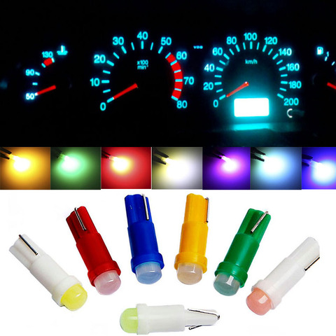 10PCS T5 LED Car Gauge Instrument Lamp For Lada Granta Vaz Kalina Priora Niva Samara 2 2110 Largus 2109 2107 2106 4x4 ► Photo 1/6