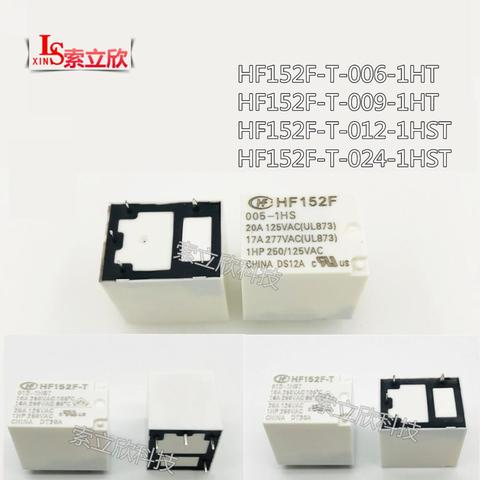 10pcs NEW Relay HF152F-T-012-1HST HF152F-T-024-1hst HF152F T 012 1hST 12VDC HF152F-T-006-1HT HF152F-T-009-1HT Normally open 4PIN ► Photo 1/1