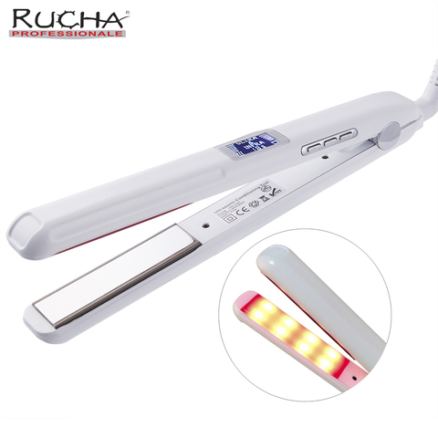 Hair Straight Infrared Hair Care Iron for Frizzy Dry Hair Keratin Repair Ultrasonic Hair Treatment Warm Irons Recovers Damaged ► Photo 1/6