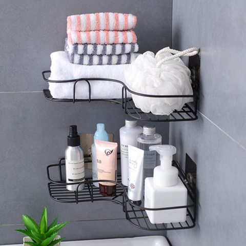 Wall-mounted Storage Rack, Bathroom Punch-free Hanging Shelf