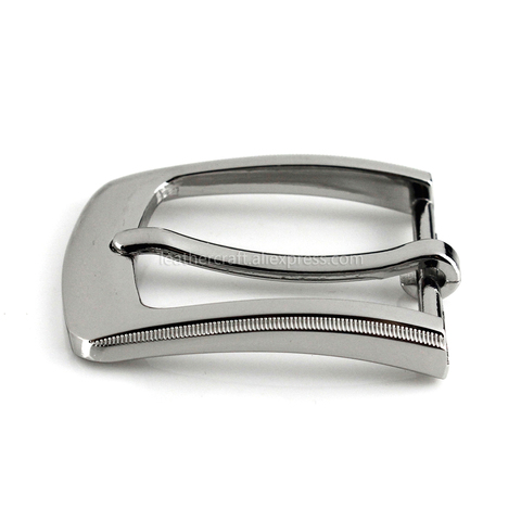 1pcs Metal 3cm Belt Buckle Casual Silver End Bar Heel bar Single Pin Belt Buckle Leather Craft Webbing fit for 27-29mm belt ► Photo 1/6