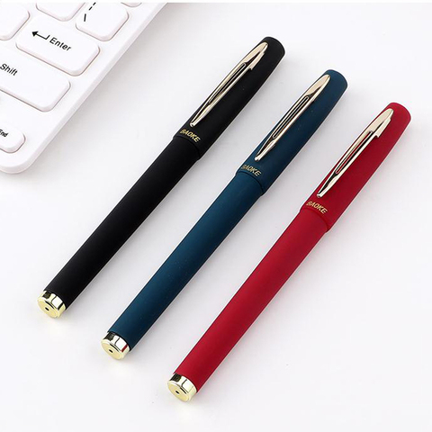 Business Gel Pen 1.0mm Black/Blue/Red Ink Refill Gel Ink Pens Office School Writing Supplies Promotional Gift Neutral pen ► Photo 1/6