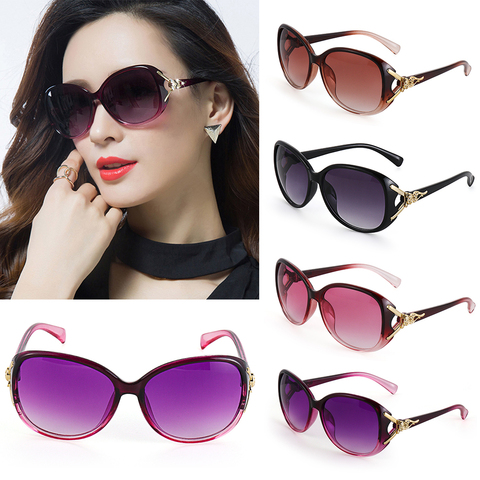 1 PC Vintage Oversized Sunglasses Women Retro Shades UV400 Designer Trendy Style Eyewear Summer Fashion Sun Glasses ► Photo 1/6