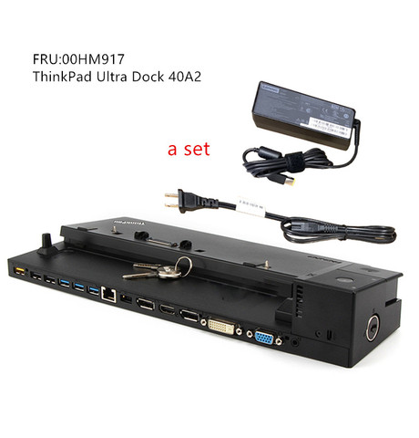 New For Lenovo ThinkPad Ultra Dock 40A2 L440 L450 L460 L470 L540 L560 L570 P50 P50s P51 P51s P70 P71  Docking 00HM917 ► Photo 1/6