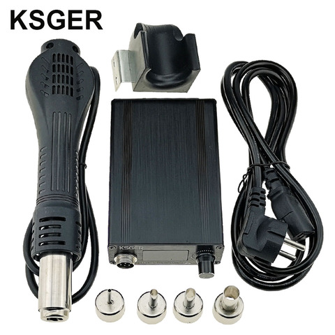 KSGER Hot Air Gun SMD Rework Station GX16-8 Solder Dryer Handle Electronic OLED T12 Nozzle Stand DIY Tools Quick Heating 700W ► Photo 1/6
