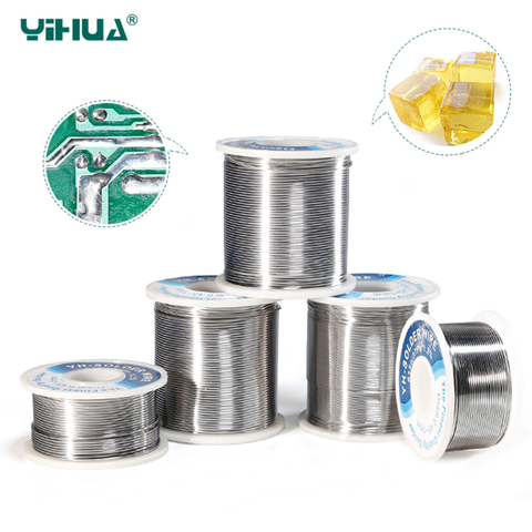 YIHUA High Quality Rosin Core Solder Tin Wire Rosin Roll Flux Solder Wire Reel For Electrical Electronics 0.4mm  0.6mm 0.8mm 1mm ► Photo 1/6
