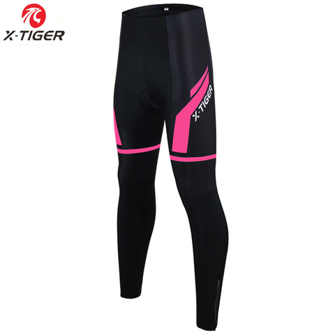 X-Tiger Women Anti-Shock Cycling Pants Mountain Bike Cycling Trousers Anti-Sweat 3D Anti Slip Padded Gel Racing Bicycle Pants ► Photo 1/6