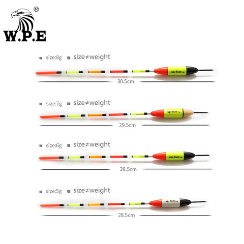 W.P.E Brand 3pcs/lot New Fishing Float Barguzinsky Fir Float Size 5g/6g/7g/8g Carp Fishing 28.5cm-30.5cm Fishing Tackle Vertical ► Photo 1/6