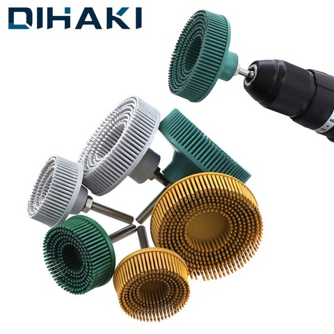 2 Pcs Electric Drill Brush Rubber Round Cleaning Brush 2/3 Inch Brushes Scrubber Drill Hand Tools For Carpet Glass Car Tires ► Photo 1/6